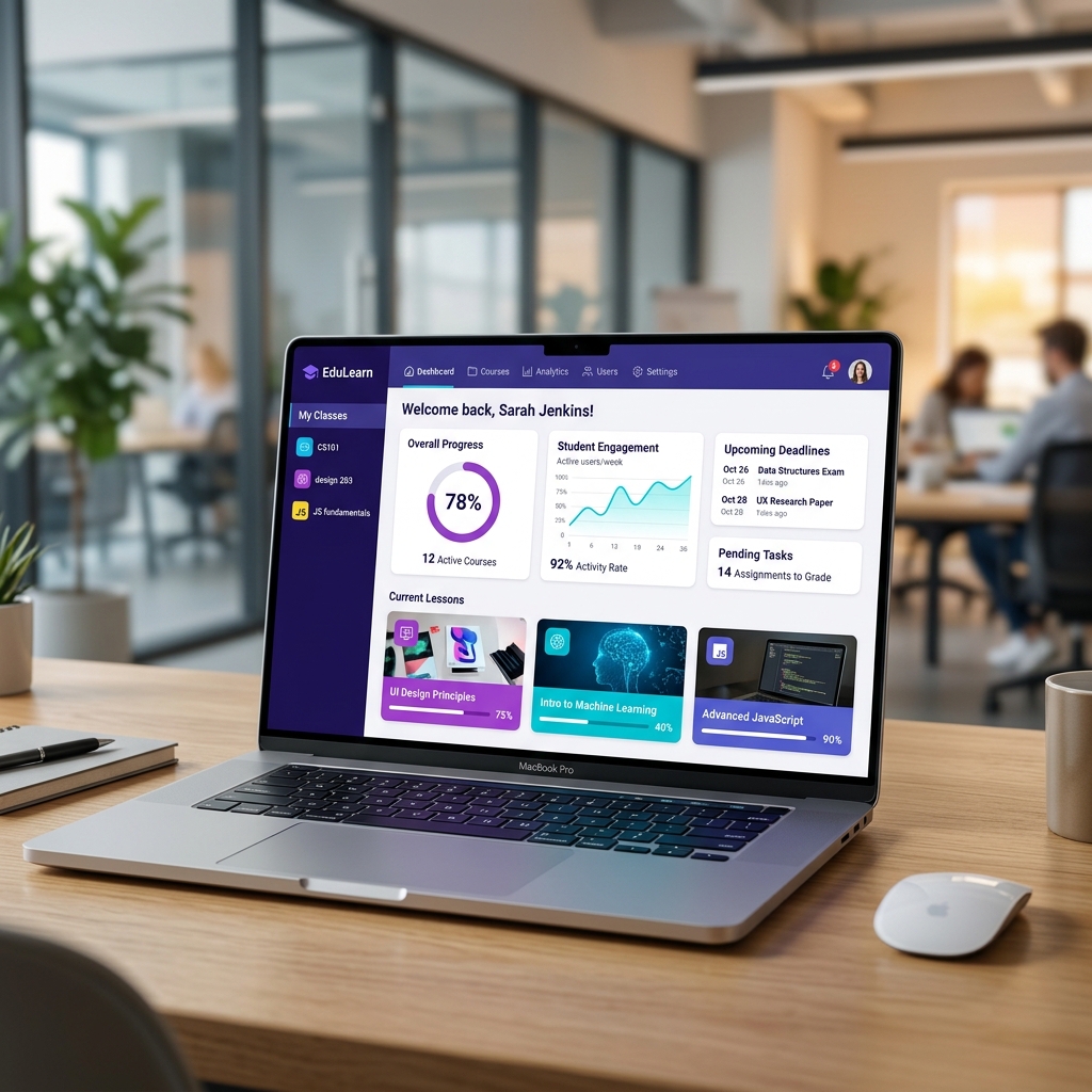 LMS Dashboard Showcase